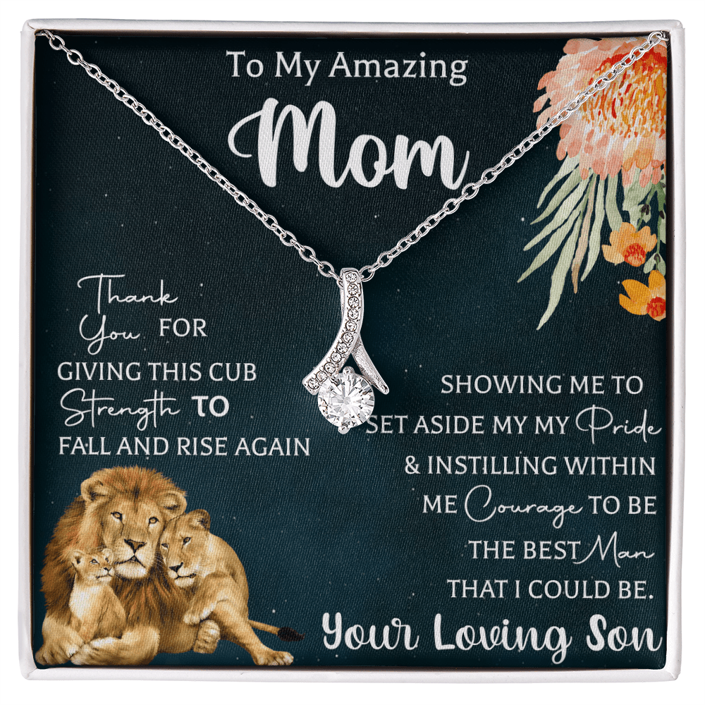 my amazing mom best friend necklace by giftsignature front view